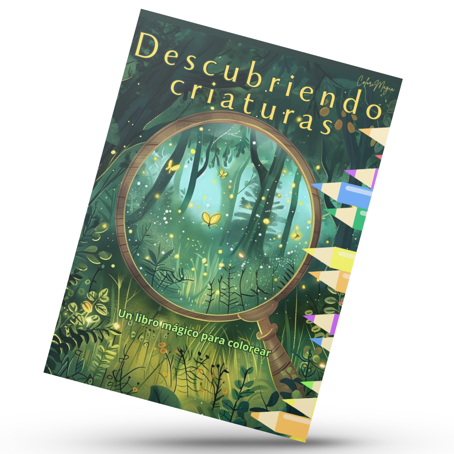 Descubriendo criaturas: un libro mágico para colorear